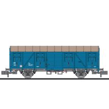 Liliput 265043 Bahndienstwg., Gerätewagen 633, ozeanblau, Bretterwände, DB, Ep.IV