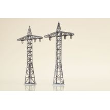 Auhagen 42630 Magasfesz&uuml;lts&eacute;gű t&aacute;vvezet&eacute;koszlop, H0/TT