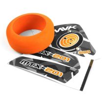 MAVERICK MV150753 MTX-201 Transmitter Wheel Foam & Decals (Orange)