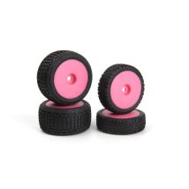 MAVERICK MV150841 Microbe Buggy Wheel/Tyre Set (Pink/Front/Rear)