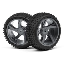 Maverick MV28052 1/18 BUGGY WHEEL & TYRE ASSEMBLY ION XB