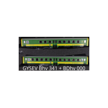 MTB Szem&eacute;lykocsi k&eacute;szlet, BDhv 000 + Bhv 341, GySEV V