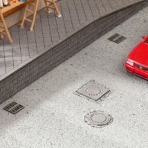 Noch 14218 Lézervágott csatornafedelek aknák 25 db