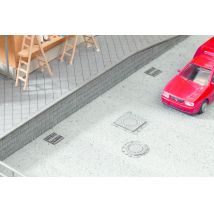 Noch 14632 Lézervágott csatornafedél és rács, 25 db