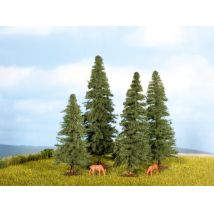 Noch 25432 Fenyőfák, 4-8 cm, 4 db