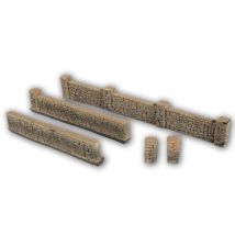 Noch 58282 Kőfal (kőkerítés), terméskő, homokkő