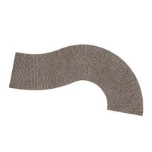 Noch 60316 Macskaköves (kockakő) útlap, íves,, 32 x 7,5 cm