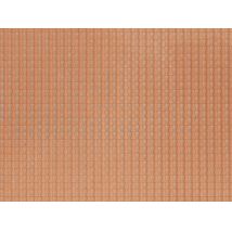 NOCH 60350 3D-s dekorlap, tetőcserép, sötétvörös, 28 x 10 cm