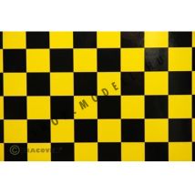 Oracover kockás sárga-fekete