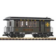 PIKO 38665 Személykocsi poggyászszakasszal, Rabbit Creek, Santa Fe