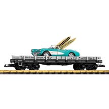 PIKO 38788 Pőrekocsi autóval, szörfdeszkákkal, Surfin' Safari