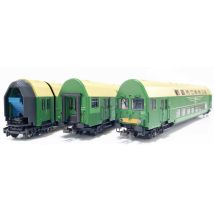 PIKO 53123 Emeletes személykocsi készlet, DGBgqe, DR IV