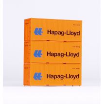 Piko 56202 Konténer szett, Hapag-Lloyd, 3 x 20
