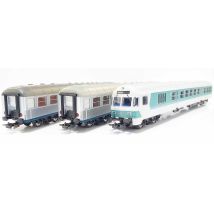 PIKO 58250 Személykocsi készlet, Silberling ingajárati vagonok vezérlőkocsival, DB AG V