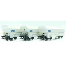 PIKO 58254 Önürítős kocsi készlet, Falns, GATX VI