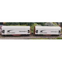 PIKO 58258 Eltolható oldalfalú ponyváskocsi készlet, Shimmns, ZSSK VI