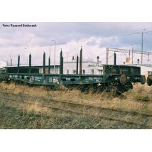 PIKO 58419 Pőrekocsi rakoncákkal, 401Ze  PKP V