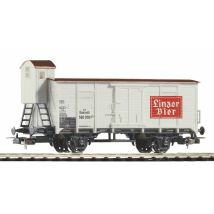 PIKO 58947 Sörszállító zárt teherkocsi fékházzal G02, Linzer Bier, ÖBB III