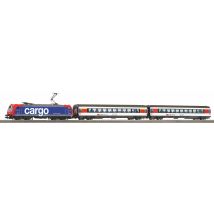 PIKO 59107 Digitális kezdőkészlet, SmartControl WLAN, Re 484 villanymozdony személykocsikkal, SBB VI