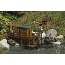 PIKO 62262 Horgászstég bódéval