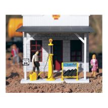 Piko 62284 Régi benzintöltő állomás kiegészítőkkel