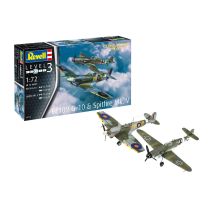 Revell 03710 Combat Set Bf109G-10 & Spitfire Mk.V  1:72
