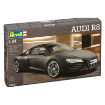 Revell 07057 Audi R8 black makett, 1:24