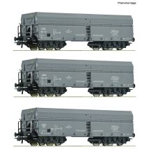Roco 76008 Önürítős kocsi készlet, Fals, PKP V