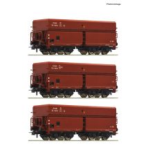 Roco 77023 Önürítős kocsi készlet, Sa 7, CSD III