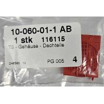 Roco 116115 Alkatrész, kürtök és szellőzőrács MÁV M62 Szergej dízelmozdonyhoz