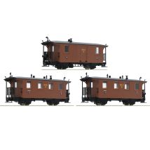 Roco 34043 Személykocsi szett, keskenynyomközű, RüKB I