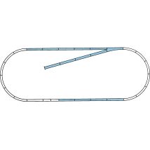 Roco 42010 B sínkészlet RocoLine gumiágyazatos sínhez