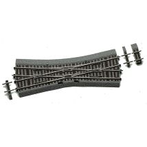 Roco 42546 RocoLine gumiágyazatos kézi keresztezőváltó EKW 15, 15' (angolváltó)