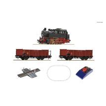 Roco 51160 Kezdőkészlet, BR 80 gőzmozdony tehervagonokkal, DB III-IV