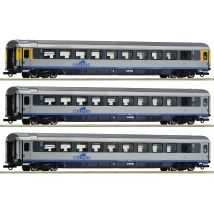 Roco 6200033 Személykocsi készlet, 1 + 2  x 2.o., Cisalpino, CIS V