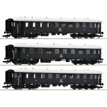 ROCO 6200132 Személykocsi készlet, 2.o., Bau, MÁV III