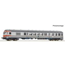 Roco 6200163 Ingajárati vezérlőkocsi, Silberling, 2.o., BDnf 735, Karlsruhe-fej, DB IV, funkciódekóderrel