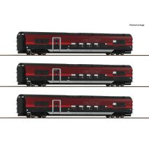 Roco 6200179 Szem&eacute;lykocsi k&eacute;szlet, Railjet, &Ouml;BB VI