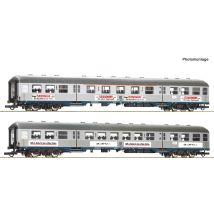 Roco 6200206 Ingajárati személykocsi készlet, Silberling, Fleischmann-raklámmal, DB IV