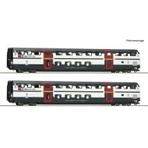 Roco 6200215 Emeletes szem&eacute;lykocsi k&eacute;szlet, IC2000, 1.o., A, SBB V-VI