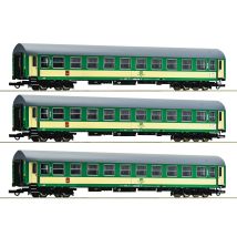 Roco 6200229 Gyorsvonati szem&eacute;lykocsi k&eacute;szlet, Y/B70, PKP V