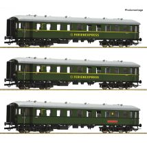 Roco 6200235 Szem&eacute;lykocsi k&eacute;szlet, Ferienexpress, DB III