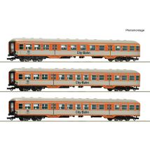 Roco 6200247 3er Set Silberlinge Citybahn DB