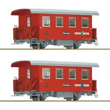 Roco 6240003 Személykocsi készlet, Spantenwagen, Zillertalbahn VI