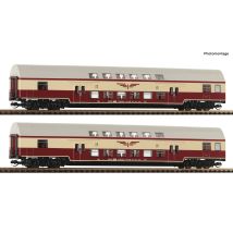 Roco 6280046 Emeletes személykocsi készlet, 2.o., Sputnik, DR IV