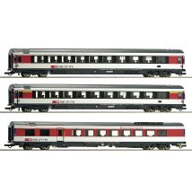 Roco 64143 Személykocsi szett EC EW IV, SBB VI 1