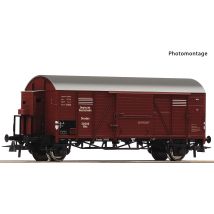 Roco 6600038 Zárt teherkocsi fékházzal, Ghm, Oppeln, DRG II