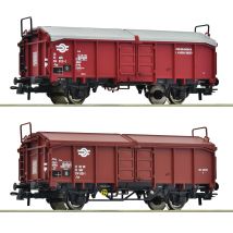 Roco 6600116 Csap&oacute;tetejű kocsi k&eacute;szlet, Tcs, M&Aacute;V IV