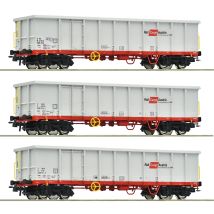 Roco 6600121 Nyitott teherkocsi készlet, Eanos, Rail Cargo Austria, ÖBB VI