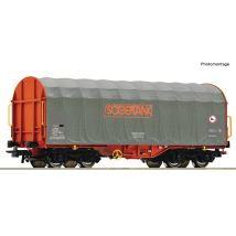 Roco 6600133 Eltolható oldalfalú ponyváskocsi, Shimmns, Sogetank VI